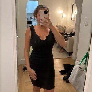 Black Sleeveless Mini Dress